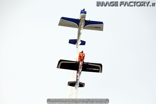 2019-10-12 Linate Airshow 01299 RV8 Team - Van Grunsven RV8